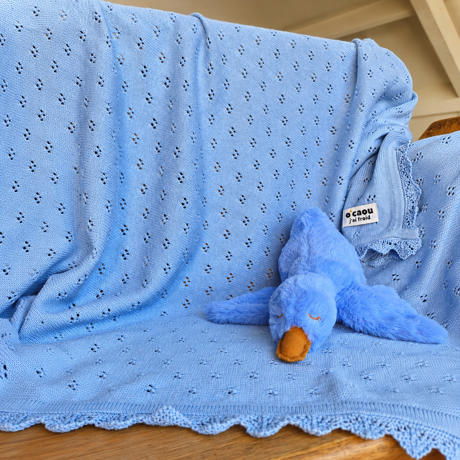 Couverture, coloris Bleu, photo 2 sur 4
