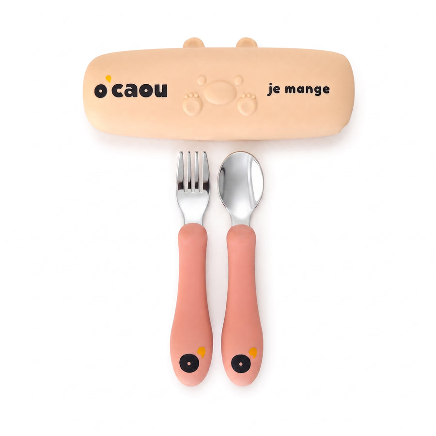 Couverts, coloris Rose